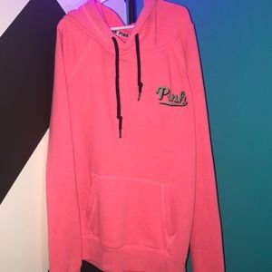 VS pink hoodie size small